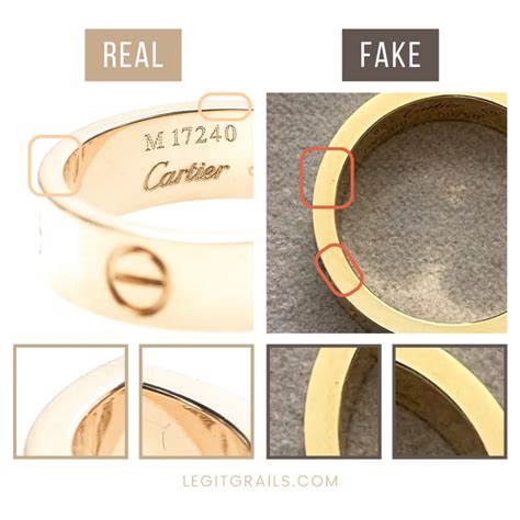 fake vs real cartier ring|cartier ring scam.